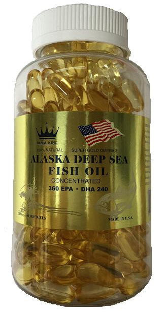 Royal King Alaska Deep Sea Fish Oil 360 Epa. Dha 240 1000mg