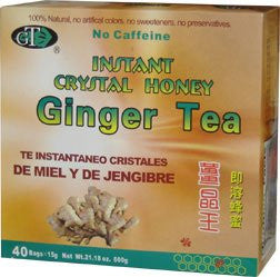 Instant Crystal Honey Ginger Tea, 40 bags