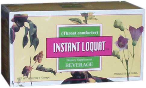 Instant Loquat (Throat Comforter) Beverage 12 Tea Bags – Nature & Herbs