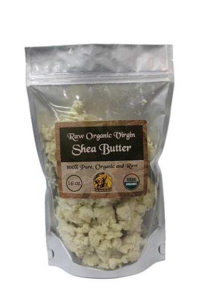 KAKOSI 100% Pure Organic Raw Virgin Shea Butter 16 oz