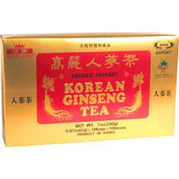 Korean Ginseng Instant Tea Royal King 10 Boxes - 10 Bags Per Box