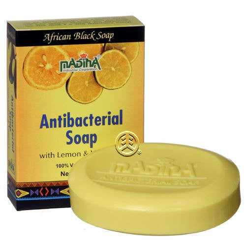 Madina Antibacterial Soap with Lemon & Vitamin E 3.5 Oz 6 soaps