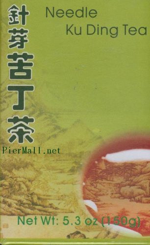 All Natural Chinese Needle Ku Ding (Kuding) Bitter Green Tea - Loose Tea Leaves Stick (5.3 Oz)