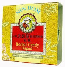 Nin Jiom - Herbal Candy - Original Flavor - Tin (60 G.) - 6 Tins