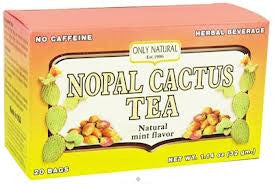 Only Natural Nopal Cactus Tea - 20 Bags