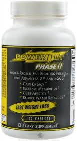 Power Thin Phase II Fast Weight Loss - 120 Caplets