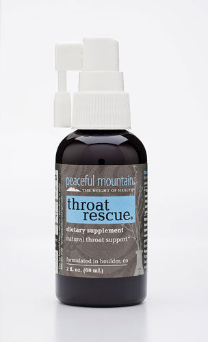 Peaceful Mountain Throat Rescue Spray -- 2 fl oz