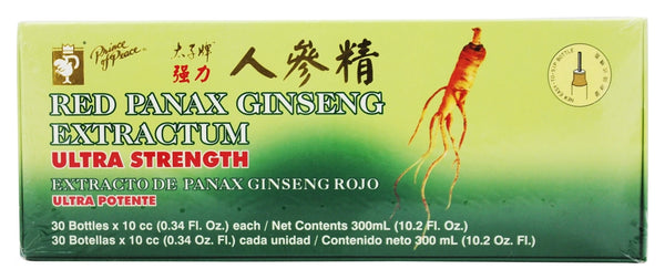 Prince of Peace - Red Panax Ginseng Extractum Ultra Strength 400 mg. - 30 Vial(s)