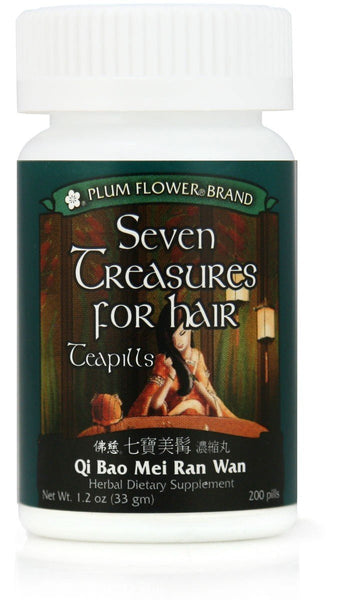 Plum Flower Seven Treasures for Hair 200 Teapills