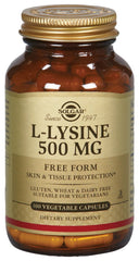 Solgar L-Lysine 500 mg 100 Vegetable Capsules