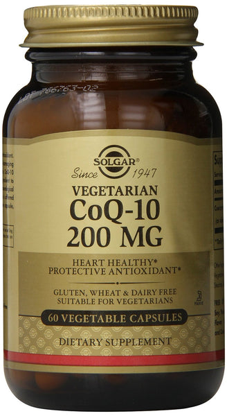 Solgar Vegetarian CoQ-10, 200 Mg, 60 Vcaps