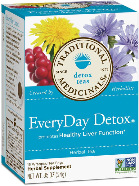 Traditional Medicinals Every Day Detox, 16-Count Boxes