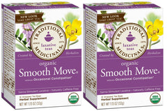 Traditional Medicinals Organic Smooth Move Herbal Tea 16 Tea Bags