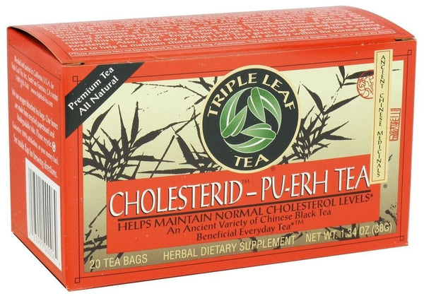 Triple Leaf Tea Cholesterid Pu Erh 20 Tea Bag