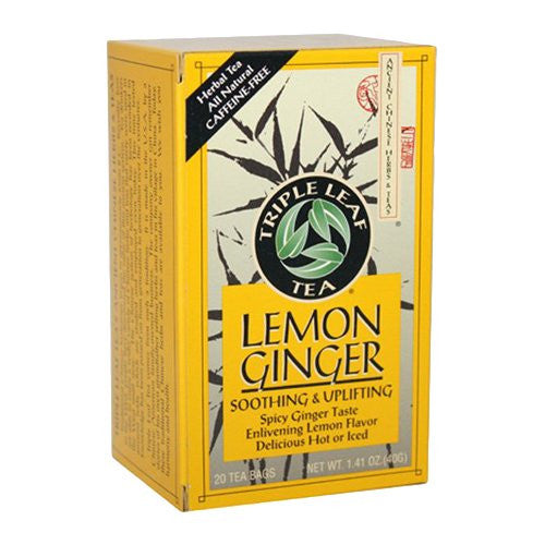 Triple Leaf Tea Lemon Ginger 20 Tea-Bags
