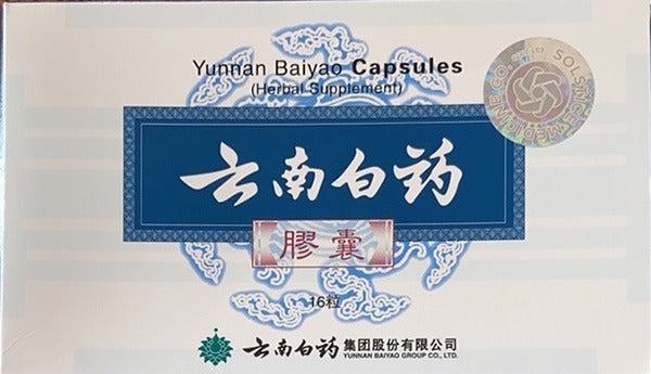 Yunnan Baiyao Capsules 16 Ct By Solstice