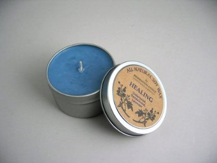 All Natural Soy Wax by Bennington Candle Travel Tin Size