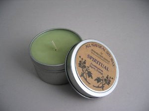 All Natural Soy Wax by Bennington Candle Travel Tin Size