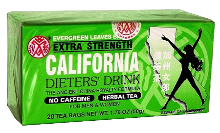 Evergreen Leaves Brand California Dieters' Tea 20 TB