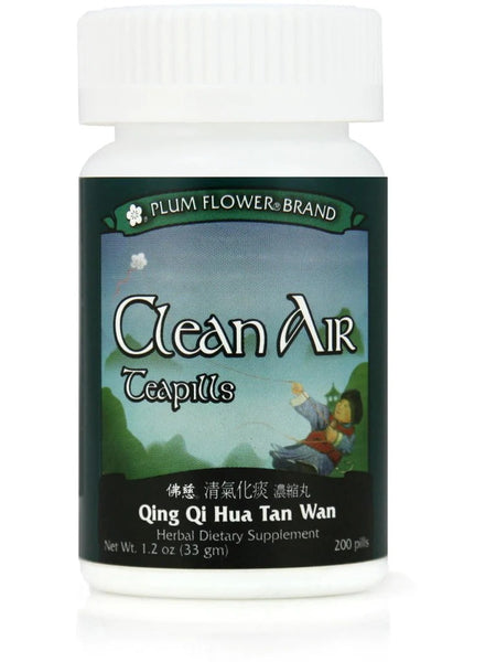 Clean Air Teapills (Qing Qi Hua Tan Wan), 200 ct, Plum Flower