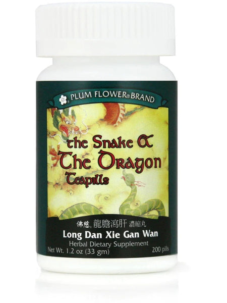 Snake & The Dragon (Long Dan Xie Gan Wan), 200 ct, Plum Flower