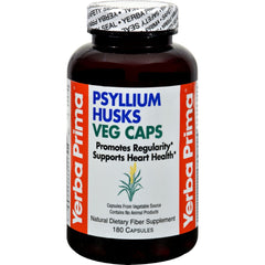 Yerba Prima Psyllium Husks - 625 mg - 180 Vegetarian Capsules