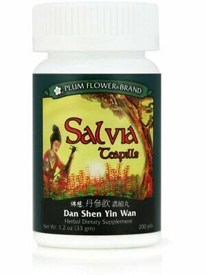 Salvia Teapills (Dan Shen Yin Wan), 200 ct, Plum Flower