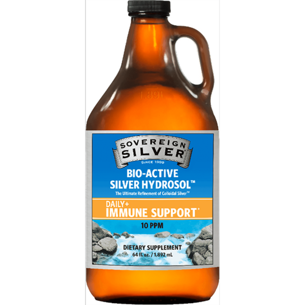 Sovereign Silver - 64oz (1892 ml) Silver Hydrosol Cap – 10 PPM